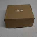 IDIFU IN3 Ankle Boots for Women Square Toe Short Heeled Booties GoGo Chunky Block Heel Dress Boots Comfortable Fashion Cute Fall Booties 38