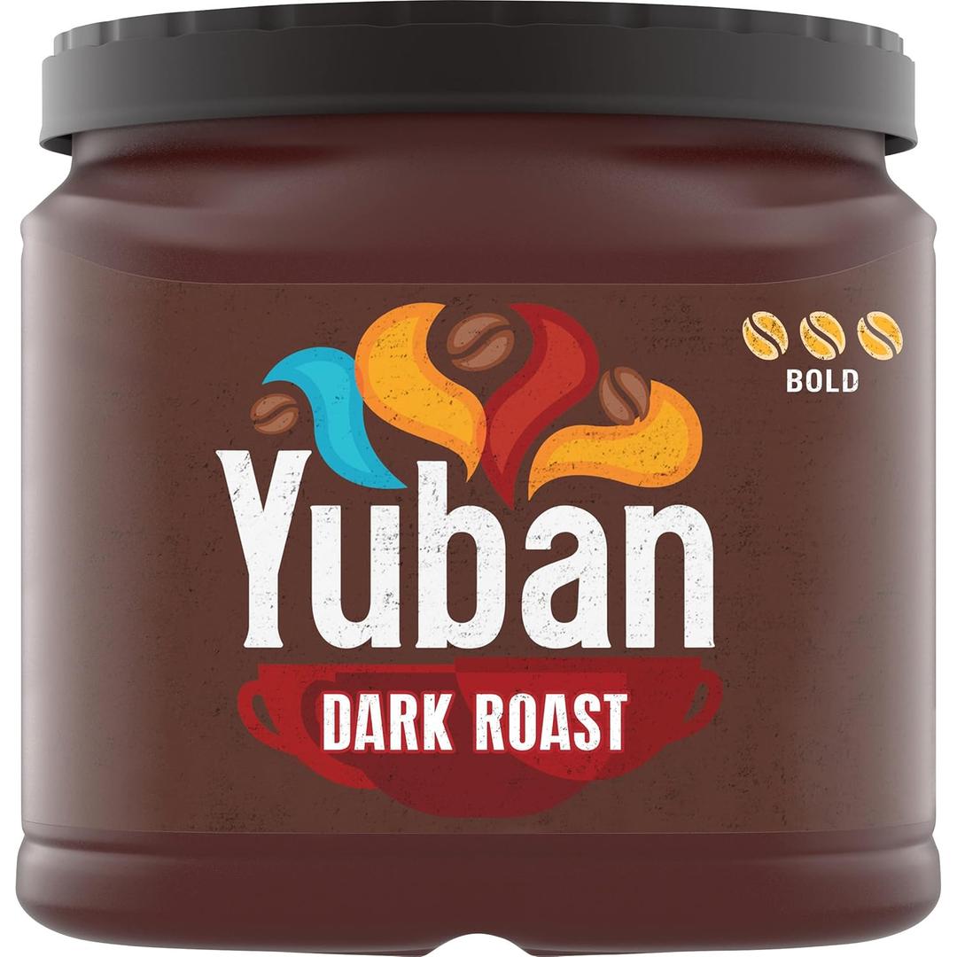 Yuban Dark Roast Bold Ground Coffee, 25.3 oz Canister (EXP 04/22/27)