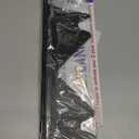 Stainless Steel Stove Gap Covers,Stove Gap Filler, Range Trim Kit, Stove Gap Guards, Heat Resistant and Easy to Clean, Easy retractable Length 13.8" to 27.5", Width 0.79",Black(2PCS)