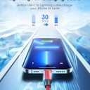 LENTION USB C to Lightning iPhone Cable MFi Certified Type C Fast Charging Cord 3.3ft, Nylon Braided Charger Cable Compatible iPhone 13/12/11/Mini/Pro/Max/X/XS/XR/8/SE,iPad Air/Pro/Mini (Red)