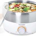 2.5 Qt White Electric Nonstick Multi-Cooker Hot Pot & Grill