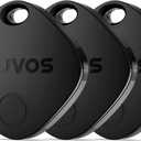 ATUVOS Air Tracker Tags-3 Pack, Bluetooth Luggage Tracker Works with Apple Find My (iOS Only, Not for Android), Keys Finder and Item Locator Track Your Keys, Luggage, Backpack, Suitcase, Bags and More (Black)