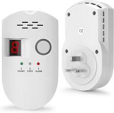 Natural Gas Detector, Plug-in Propane Natural Gas Leak Detector for Home Kitchen RV, Combustible & Explosive Gas Alarm for LPG, LNG, Methane