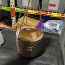 Global Outdoors Ceramic Hanging Basket Planter - Grey