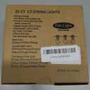 C7 Multicolor Christmas Lights 25Ft C7 Christmas String Lights Outdoor with 27 Incandescent Light Bulbs, Multicolor String Lights for Xmas Tree Decor Patio, 5 Watt E12 Candelabra Base