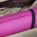 Gaiam Essentials 2/5" Thick (10mm) Yoga & Pilates, Fitness & Exercise Mat with Easy-Cinch Carrier Strap Cusion Support For Fitness and Gym Workouts