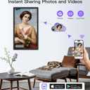 Uhale 21.5 Inch Large Digital Picture Frame WiFi with Remote Control, 1920 x 1080 FHD IPS No Touch Screen Electronic Photo Frames with 64GB, Support SD USB, Share Photos Videos Instantly