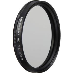 Amazon Basics Circular Polarizer Camera Lens Filter - 55 mm