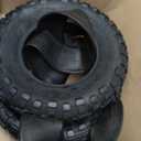 RUTU (2-Pack)3.50-8 Replacement Tire + Inner Tube with TR87 Bent Angled Valve Stem for Shinko Mini Bike Trail 421 Series