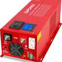 6000W Inverter Charger 24 Vdc and 240 Vac Input 120V/240V AC Output Split Phase Low Frequency Peak 18000w Pure Sine Wave Inverter for RV Trailer Camper Home Boat UL1741