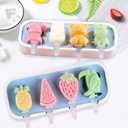 Generic Popsicles Molds, Mini Popsicle Molds for Kids Baby Cute Shapes Silicone Popsicle Molds BPA Free Reusable Ice Cream Mold Popsicle Maker Homemade DIY Set, Pack of 2