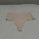 voenxe Seamless Women Underwear Thongs, No Show Ladies Thong, No Line Workout Breathable Comfortable Panties, Soft Undies, 5-Pack (Small)