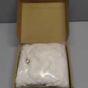 FUTEI White Decorative Throw Pillow Covers 18x18 Inch Set of 2,Soft Faux Fur Geometric Shapes Texture Cushion Case,Boho Home Decor for Couch Bed Living Room