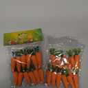 Art&Beauty 24pcs Artificial Carrots Mini Simulation Carrots Realistic Fake Carrot Lifelike Simulation Vegetables for Home Farm Party Table DIY Crafts Decorations