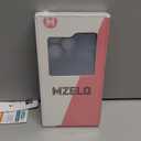 MZELQ TPU Wallet Compatible with iPhone 16 Pro Case, Card Holder Camera Protection Cover + Screen Protector, Push-able Slot for Girls Women -Blue