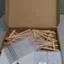 Daifunli 72 Pcs Valentine's Day Gifts for Kids Includes 24 Heart Shape Watercolor Paint Valentine's Day Cards and Canvas Panel with Wooden Easel Valentines Exchanges Party Favor(Novel Style)