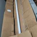 60 Inch Ceiling Fan Downrod, 1" Diameter White Ceiling Fan Extension Rod (No Threads),Universal Down Rods for Ceiling Fans,Easy Installation
