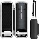 Case Compatible with Ultimate Ears Boom 4 Portable Waterproof Bluetooth Speaker, Travel Carrying Storage Holder for UE 3 4, USB Cable and Adapter (Box Only) -Black