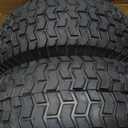 GICOOL 13x5.00-6 Rubber Lawn Mower Tire and Wheel, 2 Pcs Replacement 13x5-6nhs Riding Mowers Lawn Pneumatic Tire with Bearing Bore 3/4" & 5/8", 3" -4.5" Centered Hub
