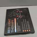 Red Light Therapy for Shoulders and Neck Massage with Heat, 5000 mAh Battery Cordless Near Infrared Red Light Therapy Pad for Body, Wearable Heating Pad for Upper Back, Shoulder & Neck (Black)