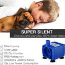 Pet Fountain Pump Replacement Cat Water Fountain Pump Replacement for Flower Fountain Automatic Pet Water Dispenser Replacement Pump Come with Adapter