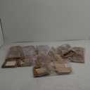 16 Pcs Lantern Wedding Centerpieces Includes 8 Rustic Wooden Wedding Lantern Centerpiece for Decorative Candle and 8 Flameless Lantern Candle Holder for Valentine Wedding Table Decor(Brown)