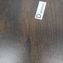 Round Side Table, Small Drink Table for Small Spaces, Modern Accent Nightstand with Solid Wood Leg for Living Room, Bedroom, Corners, and Office (Rustic Brown)