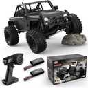 HYPER GO H12Y 1/12 Brushless 4X4 RC Rock Crawlers for Adults, Metal Case Waterproof 4WD Off-Road RC Rock Trucks with Portal Axles, All Terrain RC Cars with 2 Battery