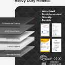 Wigoo Upgrade Soft Dog Car Seat Cover for Back Seat, [Protect Interior, Waterproof & Easy to Clean] Soft Bottom Backseat Dog Car Hammock, FitsCar Sedan SUV Truck Van, Size M, Black Blue