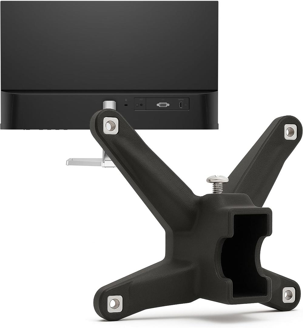3IDEE VESA Mount Adapter for HP Monitor (524sa, 524sf, 524sw, 527sa, 527sf, 527sw, 532sf, M22f, M24f, M27f, M32f) - 75x75 VESA Mount Adapter, HP Monitor Mount Adapter (2-Pack)