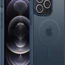 3in1 for iPhone 16 Pro Max Case Blue Magnetic Matte Textured Military Grade Drop Protection Translucent Cell Phone Cover - Slim Rugged Durable Shockproof Protective Bumper Cases