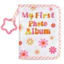 Baby's My First Family Album Soft Photo Cloth Book Groovy Flower My First Book of Photos Retro Boho Baby Memory Album Gift Holds 4x6 Pictures for Babies Newborn Toddler & Kids Baby Shower