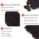 Kinky Curly Bundles 30 32 34 Inch Afro Curly Wave Human Hair Bundles Afro Natural Black Bundle Hair Weave Healthy And Soft Remy Hair Extensions 150g