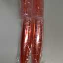 GuanQiao 40 Pack Pink Plastic Champagne Flutes, 5.5 Oz Clear Disposable Plastic Champagne Glasses, Wine Glasses Cups for Valentines Wedding Celebration Birthday Party New Years Eve Supplies