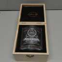 LIGHTEN LIFE Old Lives Matter Whiskey Glass 12 oz,Rock Glass in Valued Wooden Box,Funny Birthday or Retirement Gift for Grandpa,Dad,Old Man,Old Fashioned Whiskey Glass,Funny Christmas Gifts