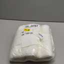 LOCHAS Bathroom Rug Set Cream White, Soft Bath Rug Set 2 Piece Set, Toilet Mat U-Shaped 20x20 and 34x20 Bath Rugs, Quickly Dry Mats for Bathroom, Tub, Washable, Super Absorbent Floor Mat