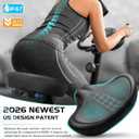 Noseless Bike Seat Cushion for Men & Women - Extra Padding & Comfort Wide Bicycle Seat, Oversized Comfortable Saddle for Peloton Bikes, Exercise Bikes, Electric Bikes, Cruiser Bikes