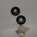 OwnMy 70mm x 24mm Single Luggage Wheels Replacements Kit, Set of 2 Mute Suitcase Replacement Wheels with 36mm/39mm Axles Screws Bearings, Rotatable Rubber Luggage Swivel Wheel Kit