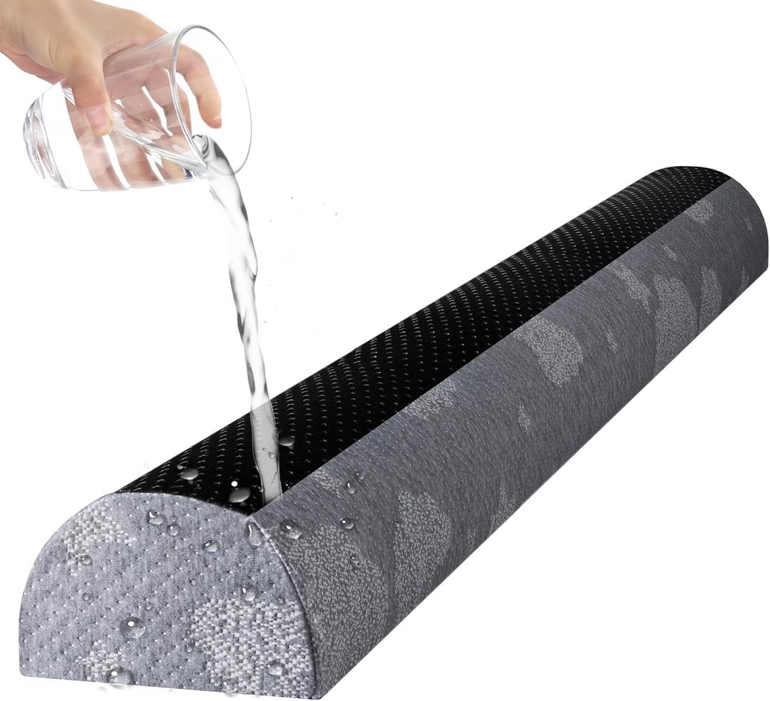 Bed Rail Bumpers for Toddlers - Foam Bed Bumper Guard with Dual Non-Slip Pads - Waterproof Washable Soft Removable Cover - Safe Bed Rail for Toddlers, Kids or Seniors