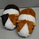 Aoriher 2 Pcs Cute Guinea Pig Stuffed Animal Christmas Guinea Pig Stuffer Gift 8 Inch Soft Black Yellow Hamster Plush Toys Nice Gift for Boys Girls Christmas Birthday Themed Party Supplies