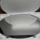 KOHROS Frameless Oval Mirror 20" x 28" Bathroom Wall Mirror w/Polished Beveled Edge, Anti-Rust, Tempered Glass (Silver)