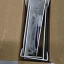 STORAGE MANIAC Floating Book Shelves for Wall Mounted Invisible Floating Bookshelves Heavy-Duty Steel Hidden Bookshelf Hanging Bookshelves for Bedroom Living Room Office, White 4-Pack