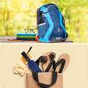 2 x Bluinzi 46 Inch Compact Umbrellas for Rain - Travel Small Umbrella - Automatic Folding Umbrella - Windproof Portable Umbrella, Double 10-rib