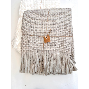 Mudpie Blanket Grey 66×52 inch