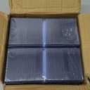 400 Card Sleeves Hard Plastic, Premium Baseball Card Sleeves, 3" x 4" Trading Cards Holder, Sports Football Game Cards Protectors Top Cases (200 Hard Sleeve + 200 Soft Sleeve)