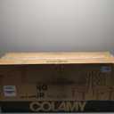 COLAMY Tufted Upholstered Dining Chairs Set of 2, Accent Parsons Chairs with Solid Wood Legs and Padded Seat, Beige