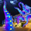 1PCS 14FT Giant Halloween Inflatables Octopus Tentacles, Huge Halloween Decorations Outdoor Build-in LED Lights Vivid Spooky Blow Up Yard Decoration Large Blowups Holiday Lawn Party Yard -Style B