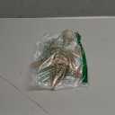 Christmas Star Tree Topper, 10 in Santa Gift Rose Gold Wire Glitter Tree Top for Christmas Tree Decorations, 20 LED Lights Metal Treetop Xmas Decor for Indoor Office New Year Holiday Tree Decoration