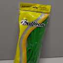 260 Long Balloons for Balloon Animals 100 Pack Thickening Latex Modeling Long Magic Balloons Twisting DIY Animal Balloon for Beginners Children's Party Carnivals Party Decorations (green balloon)