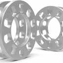 Wheel Accessories Parts 4 Pcs Die Cast Wheel Spacers 12mm 1/2" Thick Fits Bolt Patterns 5x4.25 5x110 5x112 5x4.5 5x115 5x120 5x4.75 5x5.0 5x135mm Fits 5 Lug Pass Cars Light Trucks
